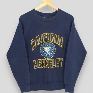 University Of California Berkeley UCB Golden Bears shirt sweatshirt navy '98